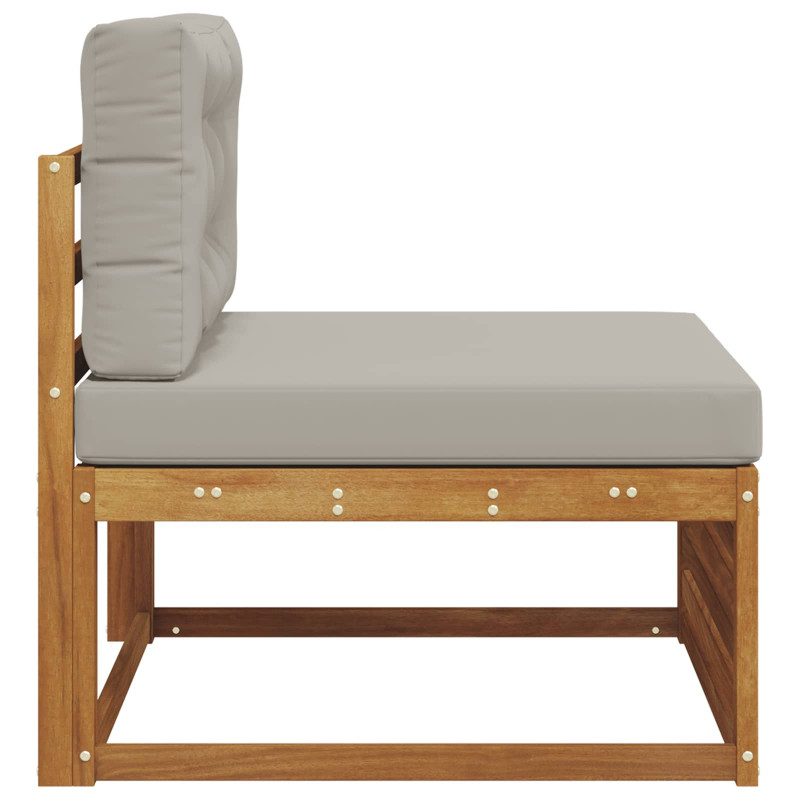 Sofa środkowa na zewnątrz Lite Drewno Akacji Naturalny