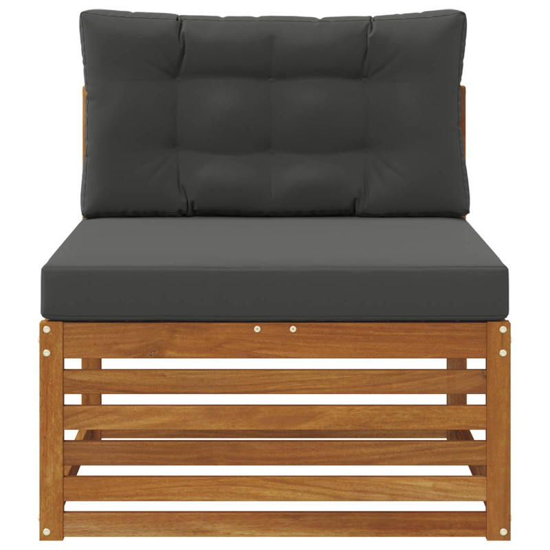 Sofa środkowa na zewnątrz Lite Drewno Akacji Naturalny