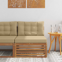 Sofa środkowa na zewnątrz Lite Drewno Akacji Naturalny