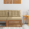 Sofa środkowa na zewnątrz Lite Drewno Akacji Naturalny