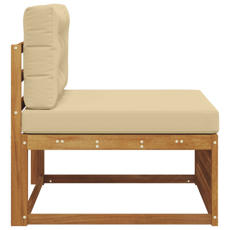 Sofa środkowa na zewnątrz Lite Drewno Akacji Naturalny