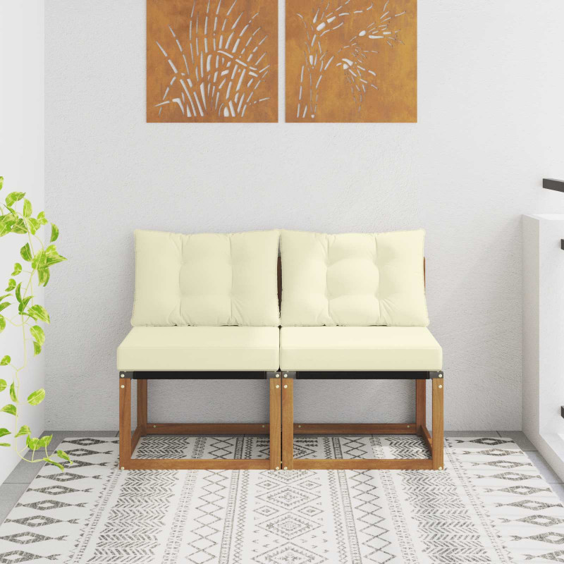 2 Sztuka Sofa środkowa na zewnątrz