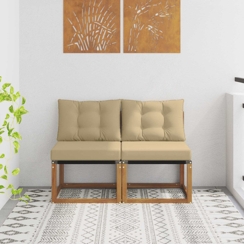 2 Sztuka Sofa środkowa na zewnątrz