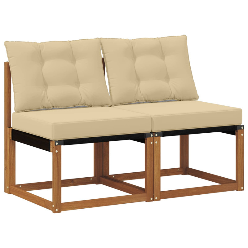 2 Sztuka Sofa środkowa na zewnątrz