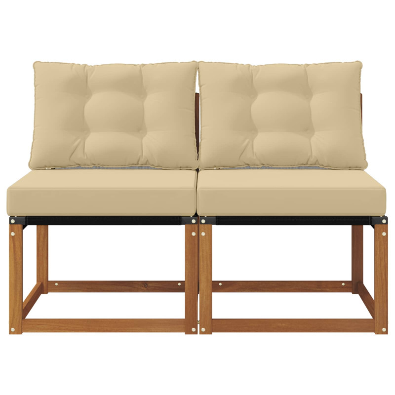 2 Sztuka Sofa środkowa na zewnątrz