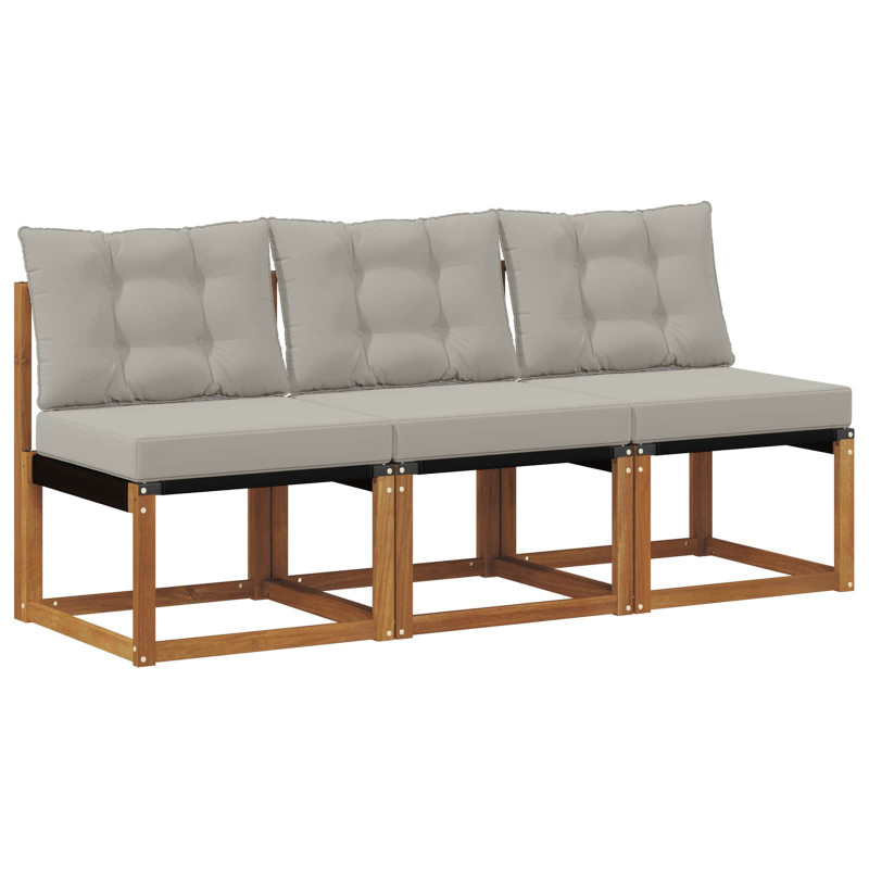 3 Sztuka Sofa środkowa na zewnątrz
