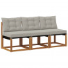 3 Sztuka Sofa środkowa na zewnątrz