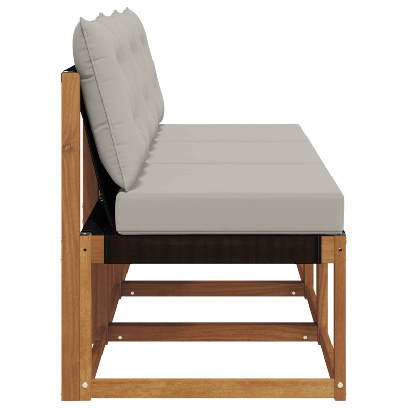 3 Sztuka Sofa środkowa na zewnątrz