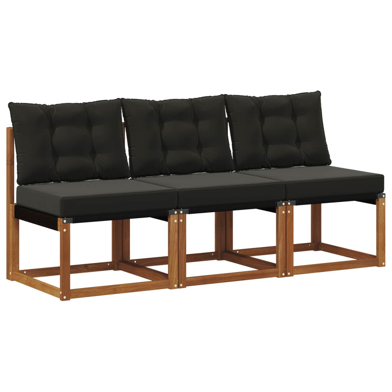 3 Sztuka Sofa środkowa na zewnątrz