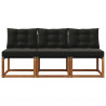 3 Sztuka Sofa środkowa na zewnątrz