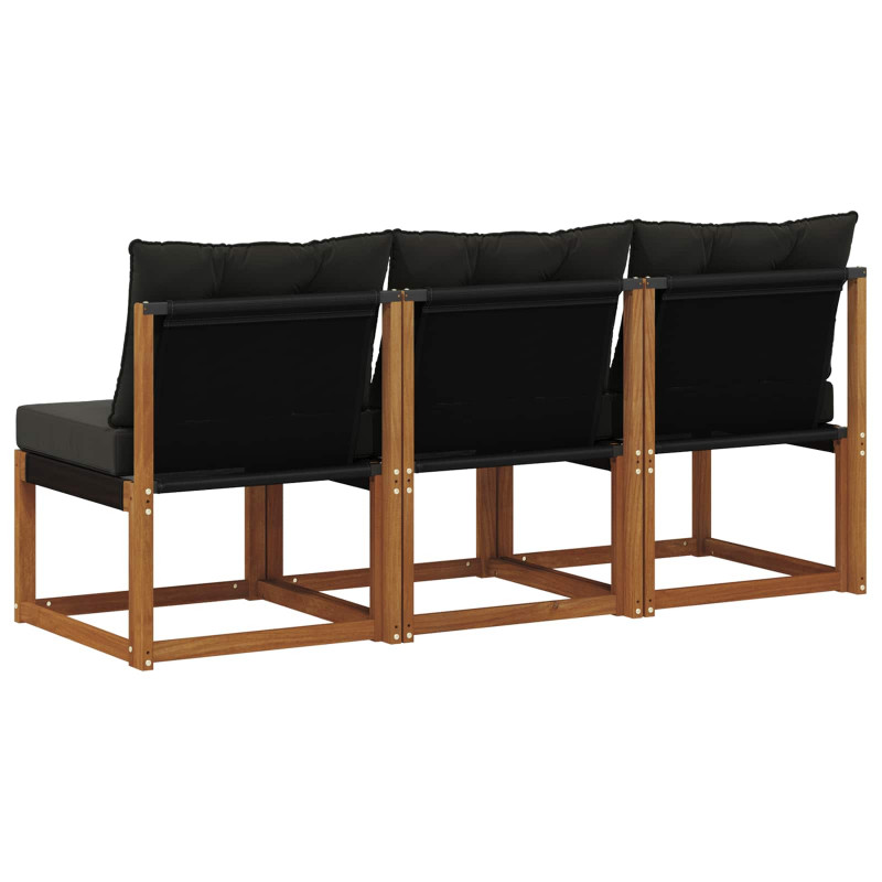 3 Sztuka Sofa środkowa na zewnątrz