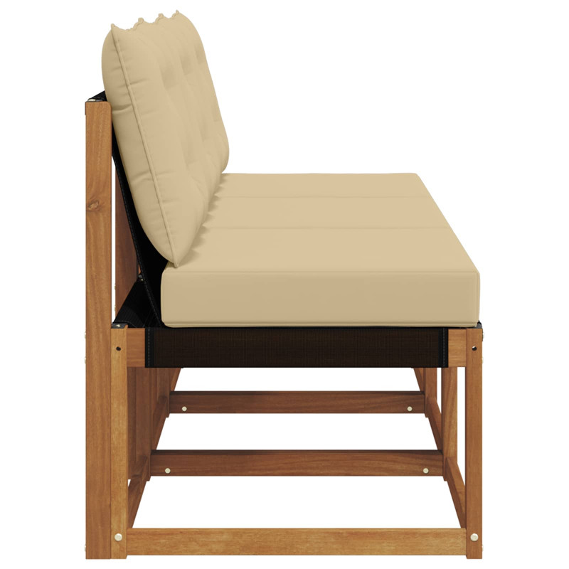 3 Sztuka Sofa środkowa na zewnątrz