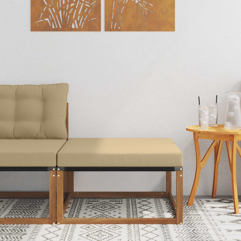 Outdoor Hocker Lite Drewno Akacji Naturalny