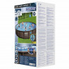 Bestway Basen Power Steel z akcesoriami, 549x122 cm