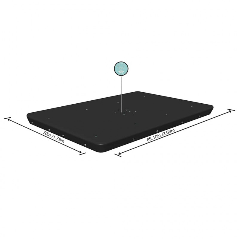Bestway Pokrywa na basen Flowclear, 269 x 179 cm