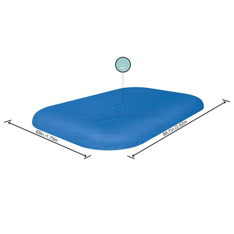 Bestway Pokrywa na basen Flowclear, 262x175x51 cm