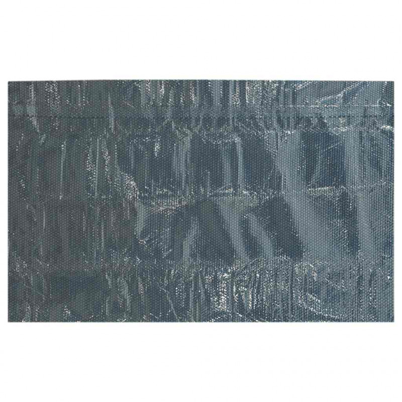 Pływająca folia solarna z PE, 1000x600 cm, czarno-niebieska