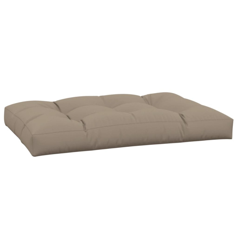 Poduszka na paletę, taupe, 120x80x12 cm, tkanina