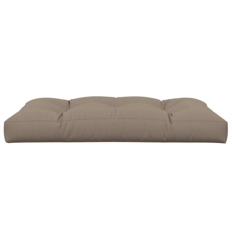 Poduszka na paletę, taupe, 120x80x12 cm, tkanina