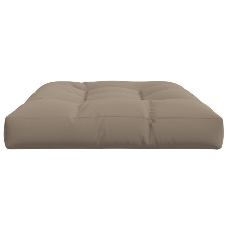 Poduszka na paletę, taupe, 120x80x12 cm, tkanina