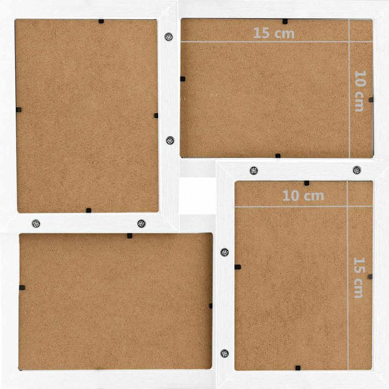 Ramka na 24 zdjęcia 10x15 cm, biała, MDF