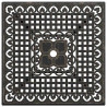 Zestaw stołów ogrodowych 3 pcs kolor bronzu Aluminium odlewane