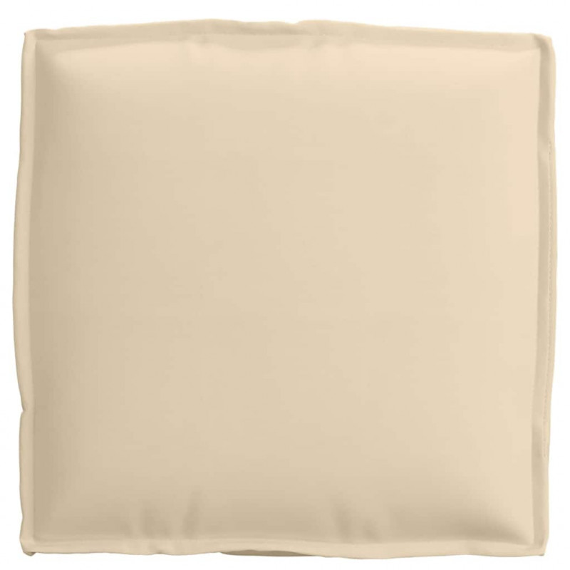 Poduszka 2 pcs Beżowy 40 x 40 x 8 cm Materiał Oxford