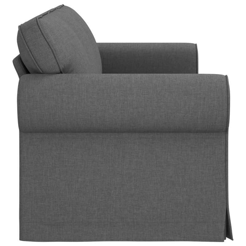 Sofa Ciemnoszary 215 x 82 x 80 cm tkanina