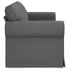 Sofa Ciemnoszary 215 x 82 x 80 cm tkanina
