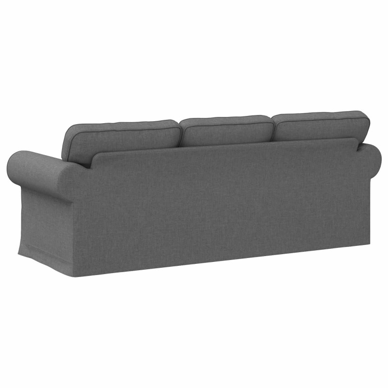 Sofa Ciemnoszary 215 x 82 x 80 cm tkanina
