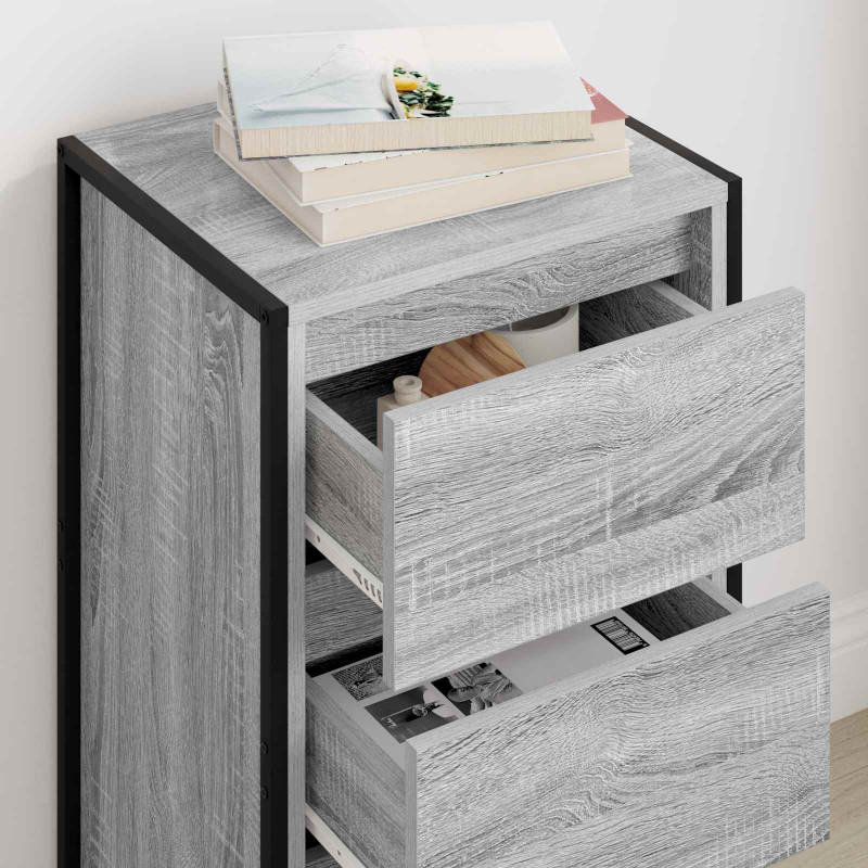 Bufet Szary Sonoma 42 x 36 x 75.5 cm Materiał drewnopochodny