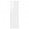 Szafka pod telewizor 2 pcs Błyszcząca biel 30 x 31 x 100 cm