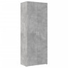 Szafka, szarość betonu, 70x42,5x225 cm, materiał drewnopochodny
