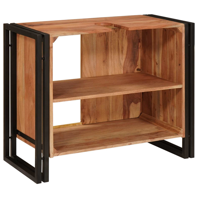 Szafka umywalkowa Brązowy 71 x 33 x 58 cm Lite Drewno Akacji