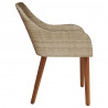 Krzesło Ogrodowe 2 pcs Beżowy 62,5 x 55 x 82 cm polirattan