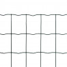 Euro ogrodzenie, stalowe, 25 x 1,5 m, zielone