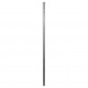Słupek ogrodzeniowy. 10 pcs Srebrny 200 cm Stal