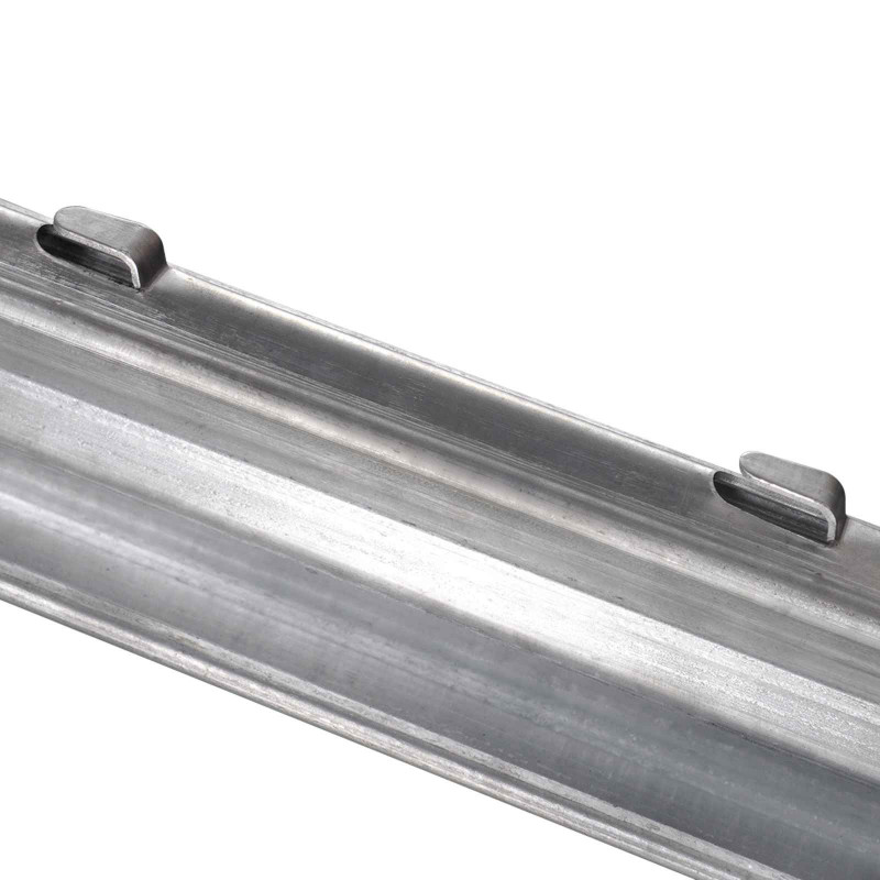Słupek ogrodzeniowy. 10 pcs Srebrny 200 cm Stal