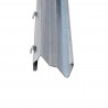 Słupek ogrodzeniowy. 10 pcs Srebrny 200 cm Stal