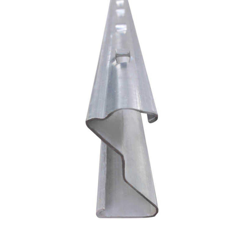 Słupek ogrodzeniowy. 10 pcs Srebrny 200 cm Stal