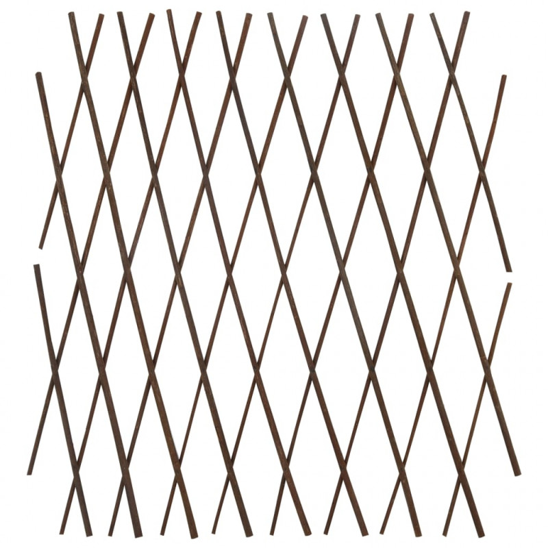 Płot kratka z wierzby, 5 szt., 180 x 60 cm