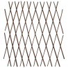 Płot kratka z wierzby, 5 szt., 180 x 60 cm