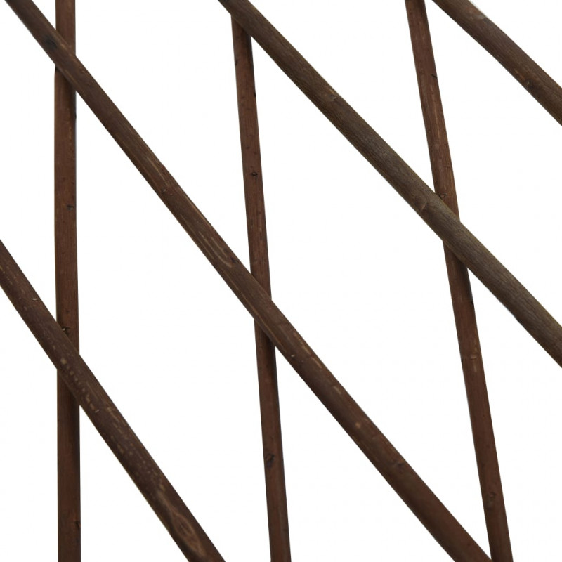 Płot kratka z wierzby, 5 szt., 180 x 60 cm