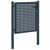 Brama ogrodzeniowa Antracyt 102x75 cm Stal
