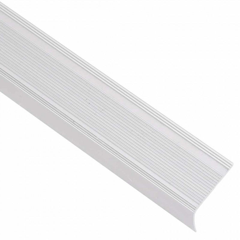 Listwy schodowe w kształcie litery L 15 szt. Aluminium 100 cm