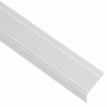Listwy schodowe w kształcie litery L 15 szt. Aluminium 100 cm