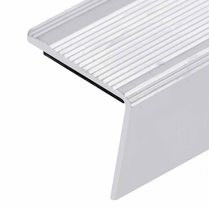 Listwy schodowe w kształcie litery L 15 szt. Aluminium 100 cm