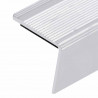Listwy schodowe w kształcie litery L 15 szt. Aluminium 100 cm