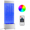 Lampa wodna z LED RGB, stal nierdzewna i akryl, 110 cm