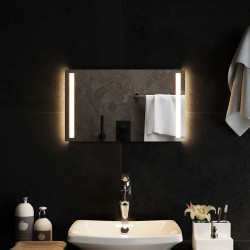 Lustro łazienkowe z LED, 50x30 cm